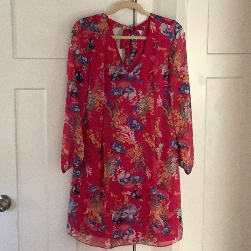 Cute long sleeve floral dress